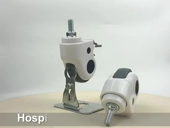 Wholesale 125mm TPR Pivoting Hospital Beds Wheels Medical Swivel Caster with Lock 