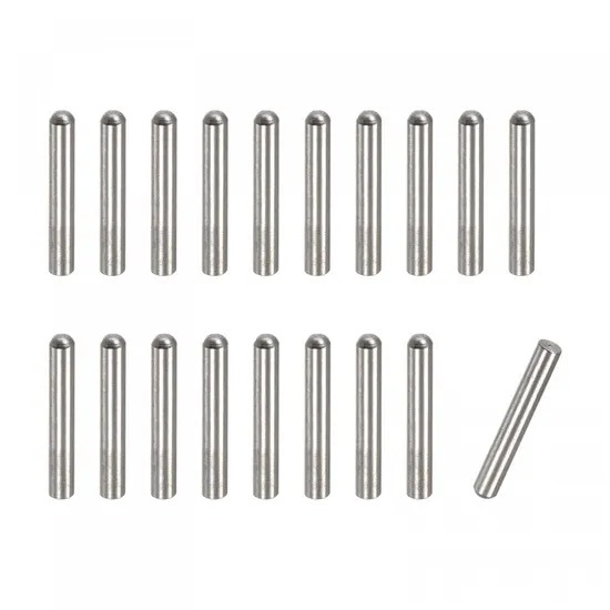 4mm X 20mm Dowel Pin 304 Stainless Steel Dowel Pins Shelf Pegs Support Shelves Silver Tone 