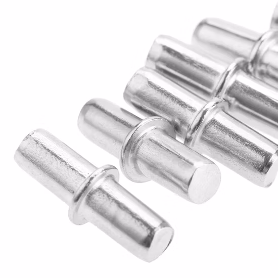 Shelf Support 5*16mm Zinc Plated with Transparent Cap