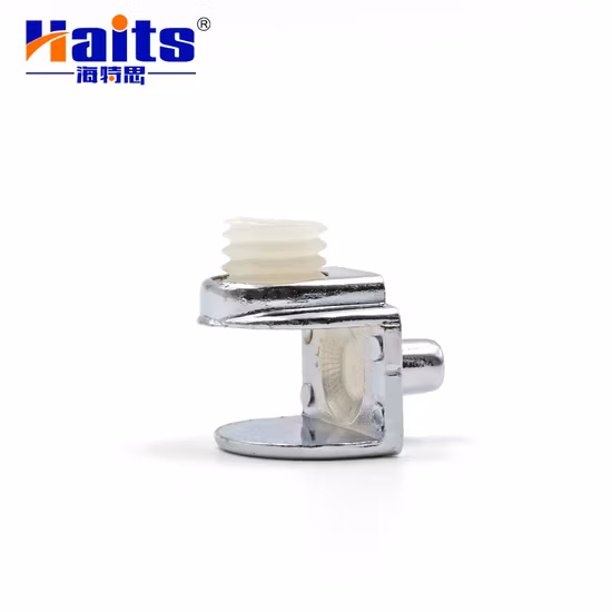 Furniture Hardware Mini Zinc Alloy Glass Clamp Shelf Support