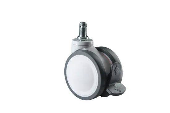 3/4inch Medical Double Wheels Casters Hospital Bed Casters Swivel Caster for Medical Equipment and Instruments 