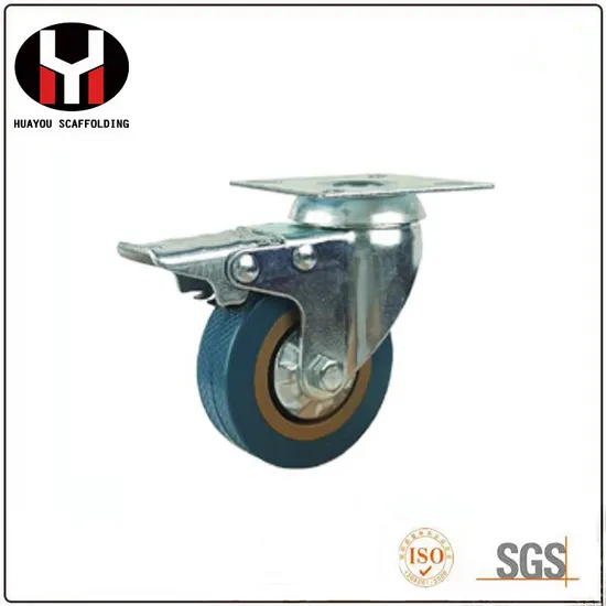 Caster with Stem Castor Thermoplastic Rubber Medical Caster Wheels Patent Plastic Castor 