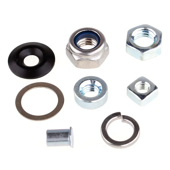 M6 M8 M10 Brad Hole T Nut Carbon Steel Furniture Nut Round Base Four Holes Nut 