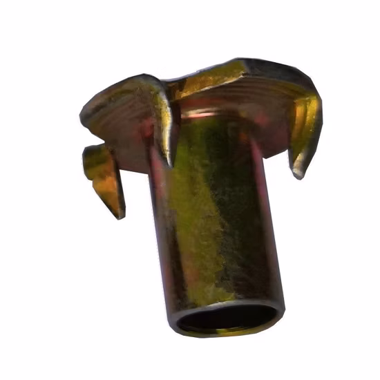 Zinc Plated 4 Prongs T Nuts Furniture Tee Wood Insert Nut M5 M6