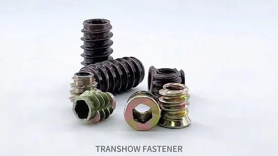 Galvanized Steel Furniture Insert Nut 