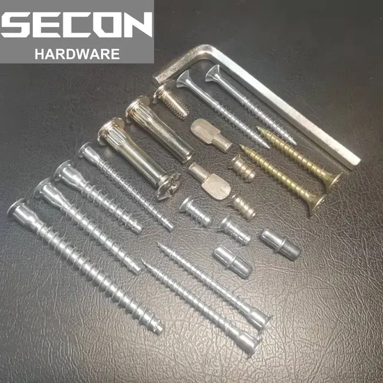 Made in China Factory Price Furniture Screw Furniture Fitting Zinc Plated/Chipboard Screw/Confirmat Screw/Euro Screw/All Kinds of Screws 