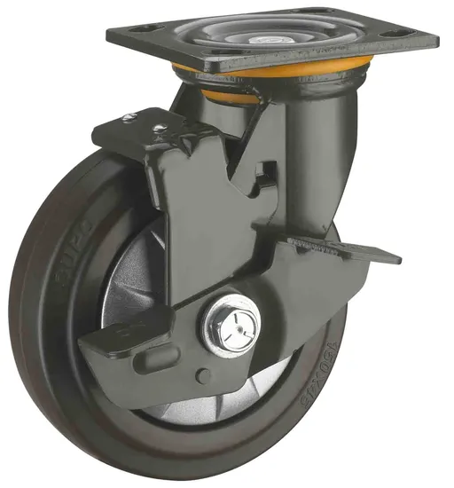 Industrial Casters Polypropylene PP Castor Wheel Rotating Light Duty Caster 